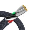 Baseus Crystal Shine USB-Lightning kábel, 2,4A, 2m (fekete)