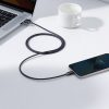Baseus Crystal Shine USB-Lightning kábel, 2,4A, 2m (fekete)