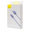 Baseus Crystal Shine USB-Lightning kábel, 2,4A, 2m (lila)