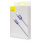 Baseus Crystal Shine USB-Lightning kábel, 2,4A, 2m (lila)
