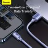 Baseus Crystal Shine USB-Lightning kábel, 2,4A, 2m (lila)