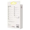 Baseus Crystal Shine USB-Lightning kábel, 2,4A, 2m (lila)