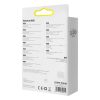 Baseus Crystal Shine USB-C - Lightning kábel, 20W, PD, 1.2m (Fekete)
