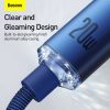 Baseus Crystal Shine USB-C - Lightning kábel, 20W, PD, 1.2m (kék)