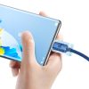 Baseus Crystal Shine USB-USB-C kábel, 5A, 1,2m (kék)