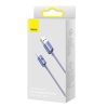Baseus Crystal Shine USB-USB-C kábel, 5A, 1,2m (lila)