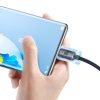 Baseus USB-C Crystal Gyorstöltő Kábel -100W - 2m - Fekete (CAJY000501)
