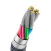 Baseus USB-C Crystal Gyorstöltő Kábel -100W - 2m - Fekete (CAJY000501)