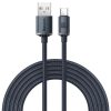 Baseus USB-C Crystal Gyorstöltő Kábel -100W - 2m - Fekete (CAJY000501)