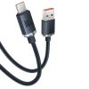 Baseus USB-C Crystal Gyorstöltő Kábel -100W - 2m - Fekete (CAJY000501)
