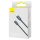 Baseus Type-C - Type-C Crystal Shine gyors töltő adatkábel 100W 1.2m (Fekete)