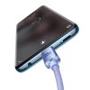 Baseus Crystal Shine USB-C-USB-C kábel, 100W, 1,2m (lila)