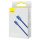 Baseus Type-C - Type-C Crystal Shine gyors töltő adatkábel 100W 2m (Kék)