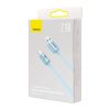 Baseus Crystal Shine USB kábel iPhone-hoz, 2.4A, 1,2m (kék)