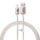 Baseus Crystal Shine USB kábel iPhone-hoz, 2.4A, 1,2m (rózsaszín)