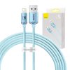 Baseus Crystal Shine USB kábel iPhone-hoz, 2.4A, 2m (kék)