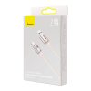 Baseus Crystal Shine USB kábel iPhone-hoz, 2.4A, 2m (rózsaszín)