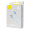 Baseus Crystal Shine Series Type-C-Lightning gyorstöltő kábel, Power Delivery 20W, 1,2 m (világoskék)