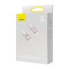 Baseus Crystal Shine USB kábel iPhone-hoz  20W, 1,2m (rózsaszín)