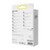 Baseus Crystal Shine USB kábel iPhone-hoz  20W, 2m (rózsaszín)