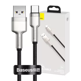 Baseus Cafule USB-USB-C kábel, 66 W, 0,25m (fekete)