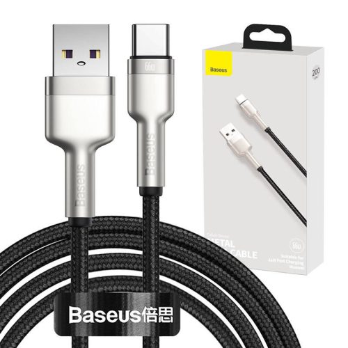 Baseus Cafule USB-USB-C kábel, 66 W, 2m (fekete)