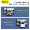 Baseus Video Kábel High definition Series HDMI - HDMI 4K 60 Hz, 3D HDR, 18 Gbps, 1m - Fekete (CAKGQ-A01)