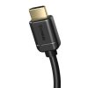 Baseus Video Kábel High definition Series HDMI - HDMI 4K 60 Hz, 3D HDR, 18 Gbps, 1m - Fekete (CAKGQ-A01)