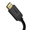Baseus HDMI 2.0 Kábel, 4K 60Hz, 3D, HDR, 18Gbps, 3m (Fekete)
