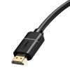 Baseus HDMI 2.0 Kábel, 4K 60Hz, 3D, HDR, 18Gbps, 3m (Fekete)