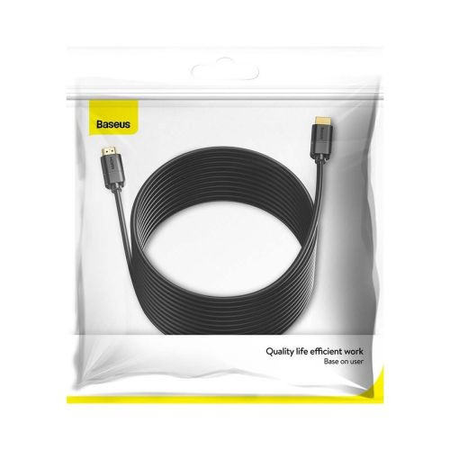 Baseus HDMI 2.0 kábel, 4K 30Hz, 3D, HDR, 18Gbps, 8m (Fekete)