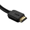Baseus HDMI 2.0 kábel, 4K 30Hz, 3D, HDR, 18Gbps, 8m (Fekete)
