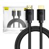 Baseus HD Series HDMI 2.1 Kábel, 8K 60Hz, 3D, HDR, 48Gbps, 2m (Fekete)