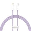 Baseus Dynamic Series USB-C-Lightning kábel, 20 W, 1m (lila)