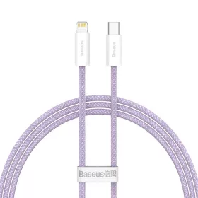   Baseus Dynamic Series USB-C-Lightning kábel, 20 W, 1m (lila)