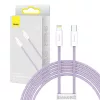 BASEUS Dynamic Series 20W USB-C - Lightning Kábel, 2m, (Lila) (CALD000105)