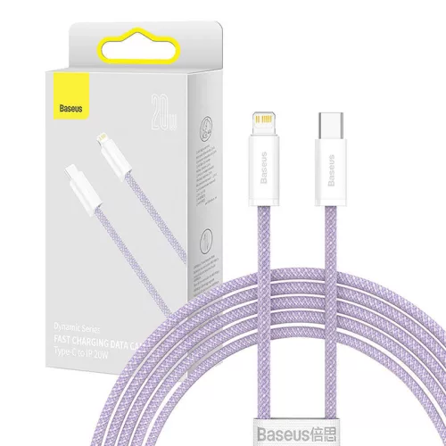 BASEUS Dynamic Series 20W USB-C - Lightning Kábel, 2m, (Lila) (CALD000105)