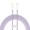 BASEUS Dynamic Series 20W USB-C - Lightning Kábel, 2m, (Lila) (CALD000105)