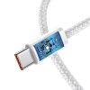 Baseus Dynamic USB-C-USB-C kábel, 100 W, 2m (fehér)