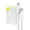 Baseus Dynamic USB-C-USB-C kábel, 100 W, 2m (fehér)
