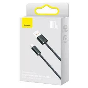   Baseus Dynamic Series kábel, USB-A & USB-C ,100W, 1m (Szürke)