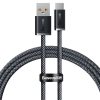 Baseus Dynamic Series kábel, USB-A & USB-C ,100W, 1m (Szürke)