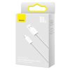 Baseus Dynamic Series kábel, USB-A & USB-C 100W, 2m (Fehér)