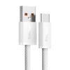Baseus Dynamic Series kábel, USB-A & USB-C 100W, 2m (Fehér)