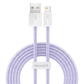   Baseus Dynamic 2 USB - Lightning töltőkábel, 2,4A, 2m (lila)