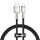 Baseus Cafule USB-Lightning kábel, 2,4A, 0,25m (fekete)