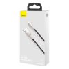 Baseus Cafule USB-Lightning kábel, 2,4A, 0,25m (fekete)
