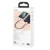 Baseus Cafule USB-Lightning kábel, 2,4A, 0,25m (fekete)