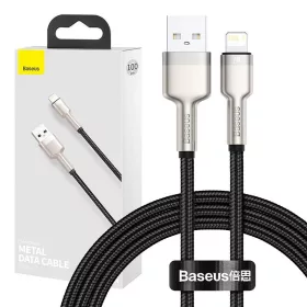 Baseus Cafule USB-Lightning kábel, 2,4A, 1m (fekete)