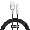 Baseus Cafule USB-Lightning kábel, 2,4A, 1m (fekete)
